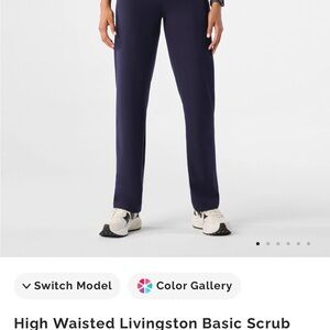 Figs Straight-Leg Scrub Pants in Deep Navy never worn tags on